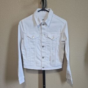 NWT Edwin White Denim Jacket In Small